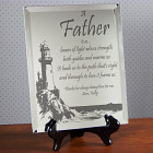 Personalized Father's Day Mirror Keepsake - Lighting The Way